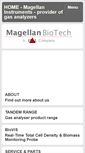 Mobile Screenshot of magellaninstruments.com